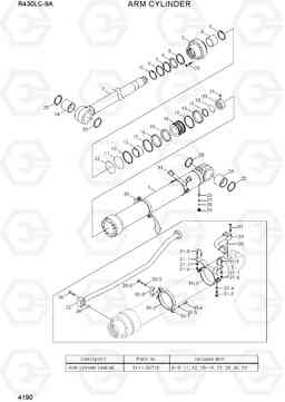 4190 ARM CYLINDER R430LC-9A, Hyundai