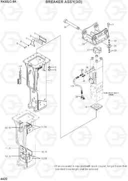 4420 BREAKER ASSY(3/3) R430LC-9A, Hyundai