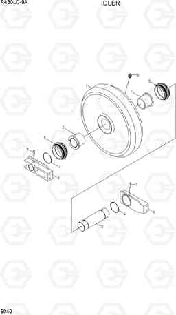 5040 IDLER R430LC-9A, Hyundai