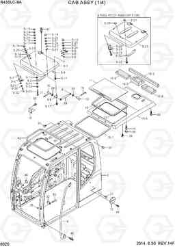 6020 CAB ASSY(1/4) R430LC-9A, Hyundai