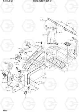 6090 CAB INTERIOR 2 R430LC-9A, Hyundai