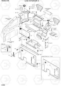 6100 CAB INTERIOR 3 R430LC-9A, Hyundai