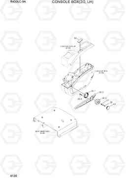 6120 CONSOLE BOX(2/2, LH) R430LC-9A, Hyundai