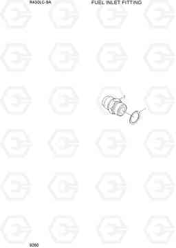 9260 FUEL INLET FITTING R430LC-9A, Hyundai