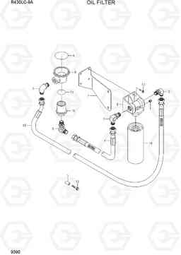 9390 OIL FILTER R430LC-9A, Hyundai