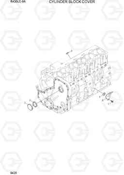 9420 CYLINDER BLOCK COVER R430LC-9A, Hyundai