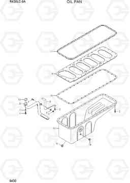 9430 OIL PAN R430LC-9A, Hyundai