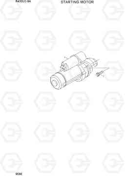 9590 STARTING MOTOR R430LC-9A, Hyundai