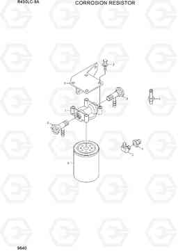 9640 CORROSION RESISTOR R430LC-9A, Hyundai