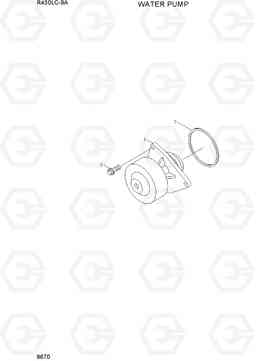 9670 WATER PUMP R430LC-9A, Hyundai