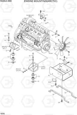 1015 ENGINE MOUNTING(ARCTIC) R430LC-9SH, Hyundai