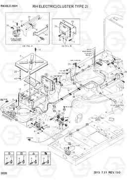 2020 RH ELECTRIC(CLUSTER TYPE 2) R430LC-9SH, Hyundai