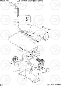 2120 AIR COMPRESSOR ELECTRIC R430LC-9SH, Hyundai