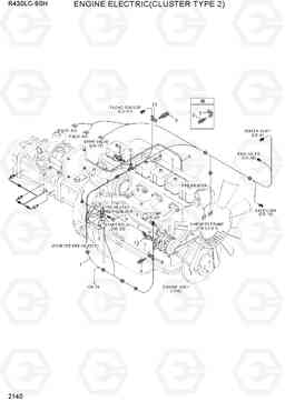 2140 ENGINE ELECTRIC(CLUSTER TYPE 2) R430LC-9SH, Hyundai