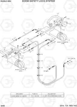 3440 BOOM SAFETY LOCK SYSTEM R430LC-9SH, Hyundai