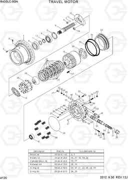 4120 TRAVEL MOTOR R430LC-9SH, Hyundai