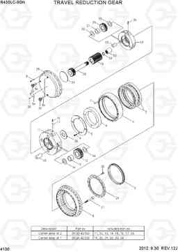 4130 TRAVEL REDUCTION GEAR R430LC-9SH, Hyundai