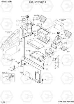 6100 CAB INTERIOR 3 R430LC-9SH, Hyundai