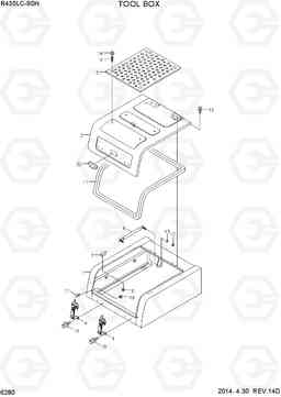 6280 TOOL BOX R430LC-9SH, Hyundai
