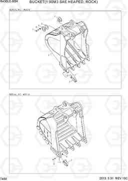 7400 BUCKET(1.90M3 SAE HEAPED, ROCK) R430LC-9SH, Hyundai