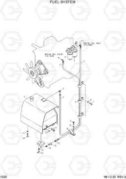 1020 FUEL SYSTEM R450LC-3(-#1000), Hyundai