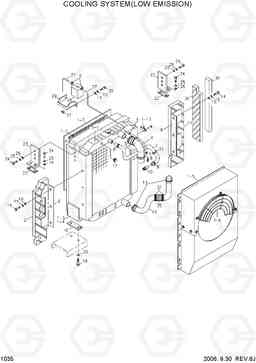 1035 COOLING SYSTEM(LOW EMISSION) R450LC-3(-#1000), Hyundai