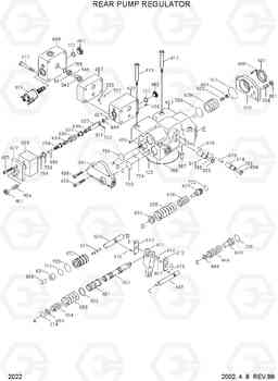 2022 REAR PUMP REGULATOR R450LC-3(-#1000), Hyundai