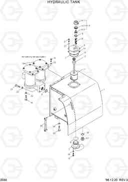 2030 HYDRAULIC TANK R450LC-3(-#1000), Hyundai