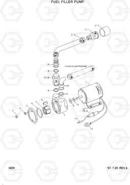 3029 FUEL FILLER PUMP R450LC-3(-#1000), Hyundai