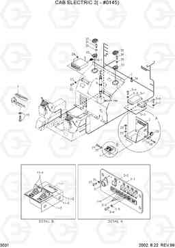 3031 CAB ELECTRIC 2(-#0145) R450LC-3(-#1000), Hyundai