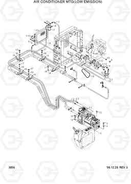 3056 AIR CONDITIONER MTG(LOW EMISSION) R450LC-3(-#1000), Hyundai