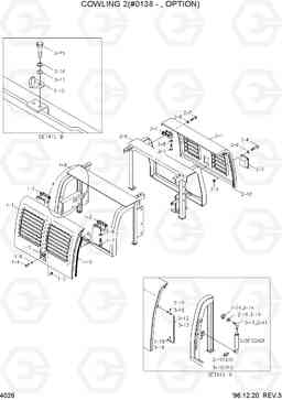 4026 COWLING 2(#0138-, OPTION) R450LC-3(-#1000), Hyundai