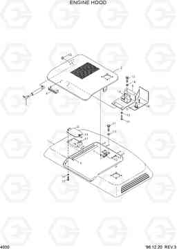 4030 ENGINE HOOD R450LC-3(-#1000), Hyundai