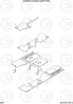 4042 UNDER COVER 3(OPTION) R450LC-3(-#1000), Hyundai