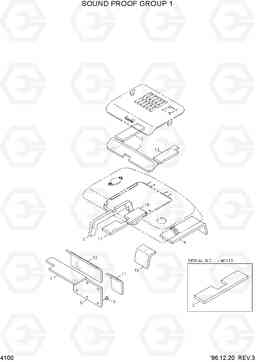 4100 SOUND PROOF GROUP 1 R450LC-3(-#1000), Hyundai