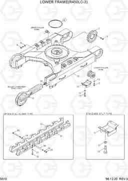 5010 LOWER FRAME(R450LC-3) R450LC-3(-#1000), Hyundai