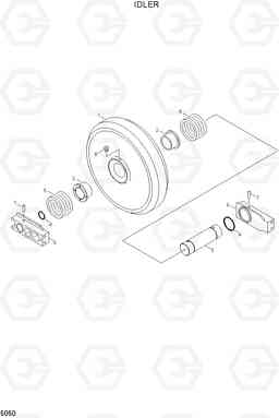 5050 IDLER R450LC-3(-#1000), Hyundai