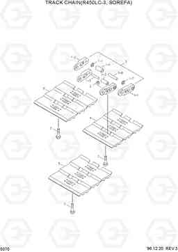 5070 TRACK CHAIN(R450LC-3, SOREFA) R450LC-3(-#1000), Hyundai