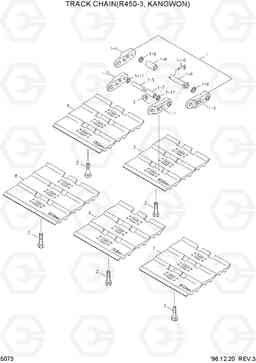 5073 TRACK CHAIN(R450-3, KANGWON) R450LC-3(-#1000), Hyundai