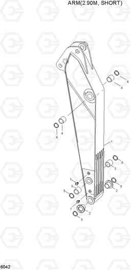 6042 ARM(2.90M, SHORT) R450LC-3(-#1000), Hyundai