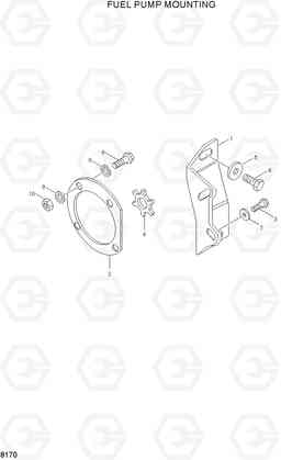 8170 FUEL PUMP MOUNTING R450LC-3(-#1000), Hyundai