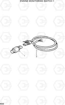 8530 ENGINE MONITORING SWITCH R450LC-3(-#1000), Hyundai