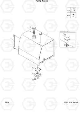 1070 FUEL TANK R450LC-3(#1001-), Hyundai