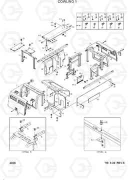 4020 COWLING 1 R450LC-3(#1001-), Hyundai