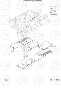 4040 UNDER COVER GROUP R450LC-3(#1001-), Hyundai