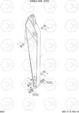 6040 ARM(3.38M, STD) R450LC-3(#1001-), Hyundai