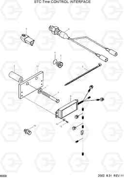 8359 STC TME CONTROL INTERFACE R450LC-3(#1001-), Hyundai