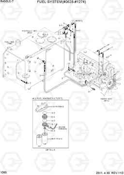 1065 FUEL SYSTEM(#0628-#1274) R450LC-7, Hyundai