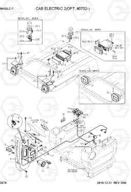 2074 CAB ELECTRIC 2(OPT, #0752-) R450LC-7, Hyundai