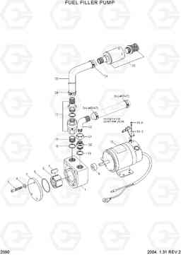 2090 FUEL FILLER PUMP R450LC-7, Hyundai